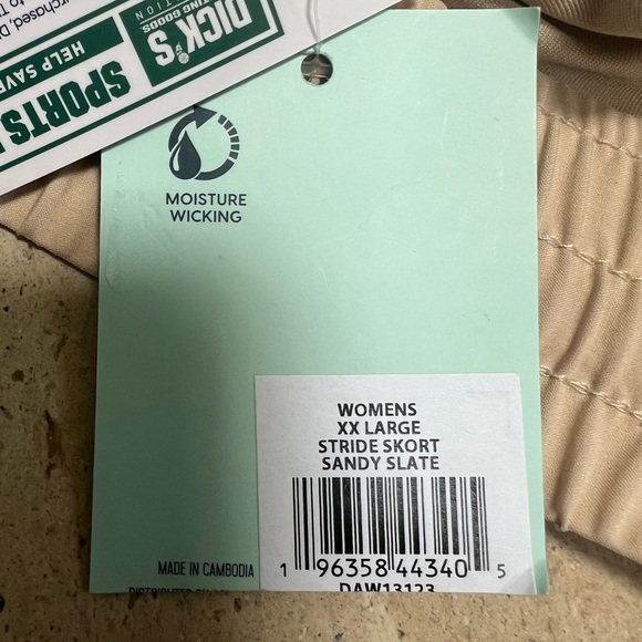 DSG Women's Stride Skort Sandy Slate PocketLess Size Womens XXL - Picture 7 of 7